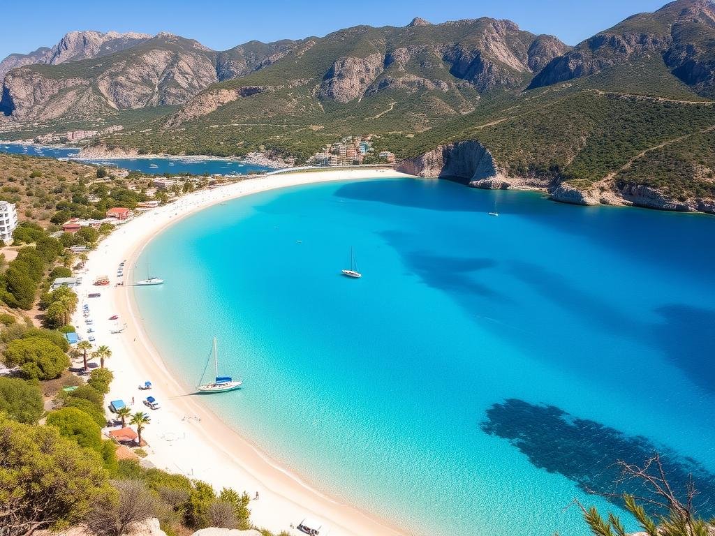 Beautiful coastal view of Albania, one of the cheapest European countries to visit in 2025 Beautiful coastal view of Albania, one of the cheapest European countries to visit in 2025