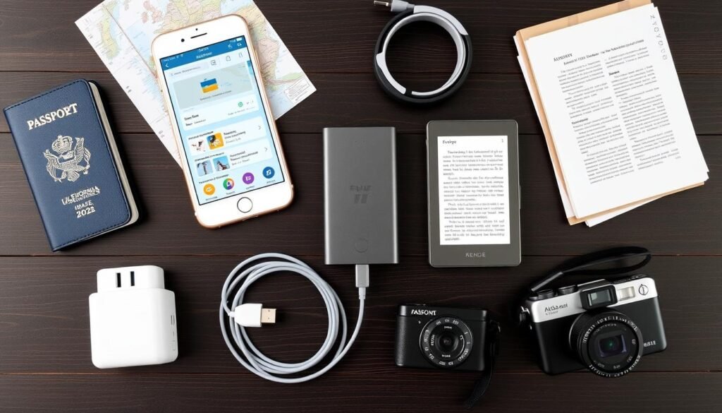 Essential electronics and adapters for Europe travel 2025