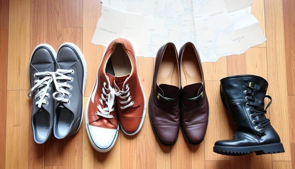 Essential footwear options for Europe travel 2025