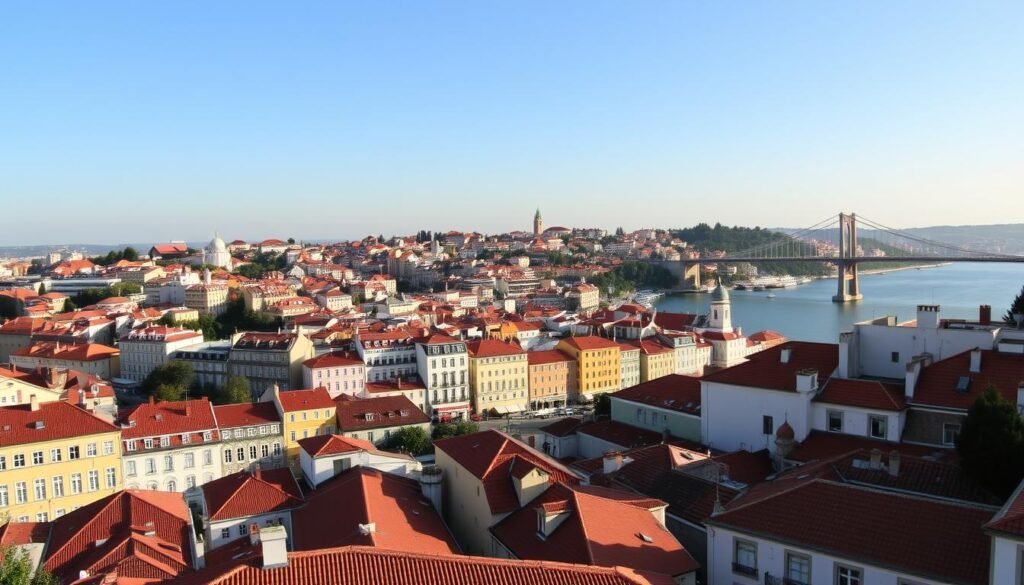 Panoramic view of Lisbon, Portugal - one of the best places to live in Europe 2025 Panoramic view of Lisbon, Portugal - one of the best places to live in Europe 2025