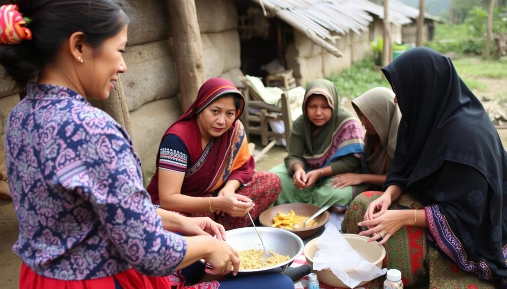 Solo female traveler participating in community-based tourism in 2025