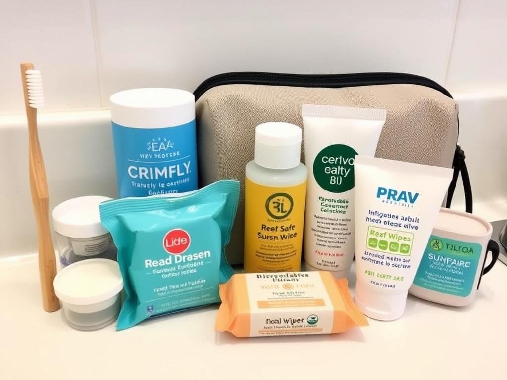 Travel-sized toiletries and eco-friendly alternatives for Europe travel