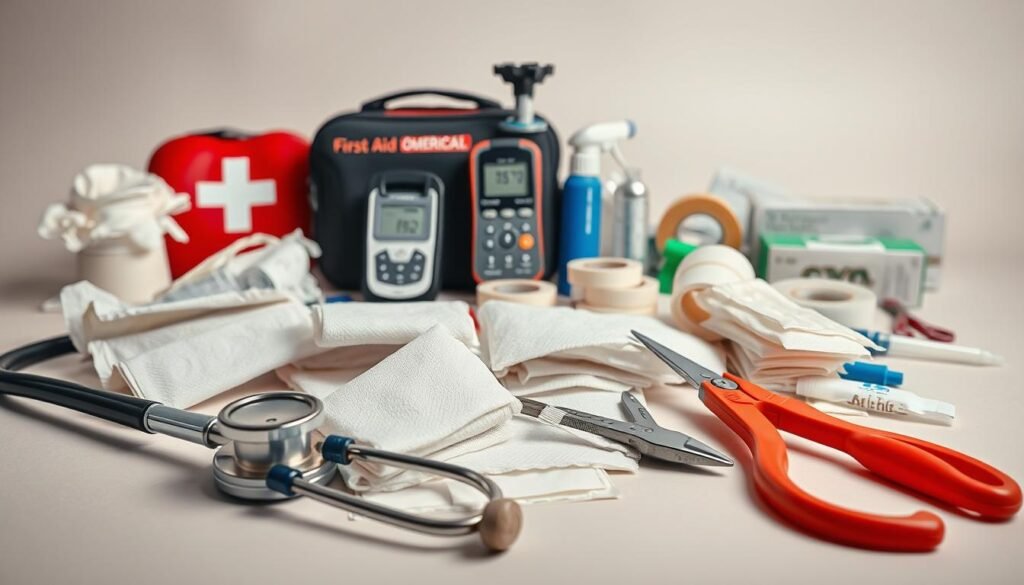 emergency medical tools and equipment