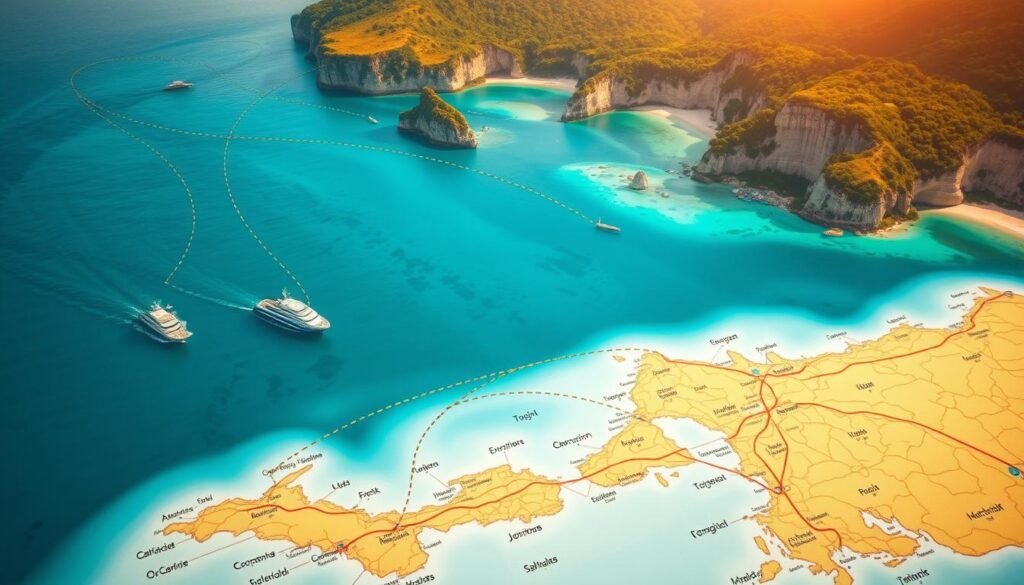 island-hopping route planning