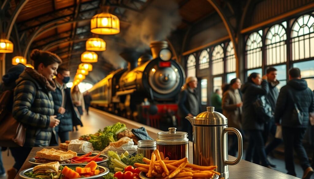rail travel food strategies