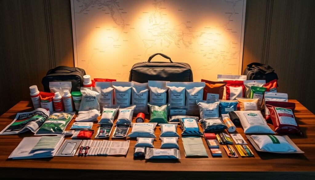 region-specific health kits