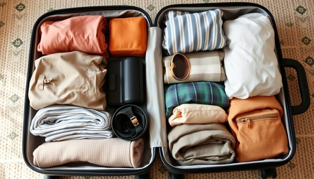 space-saving packing techniques