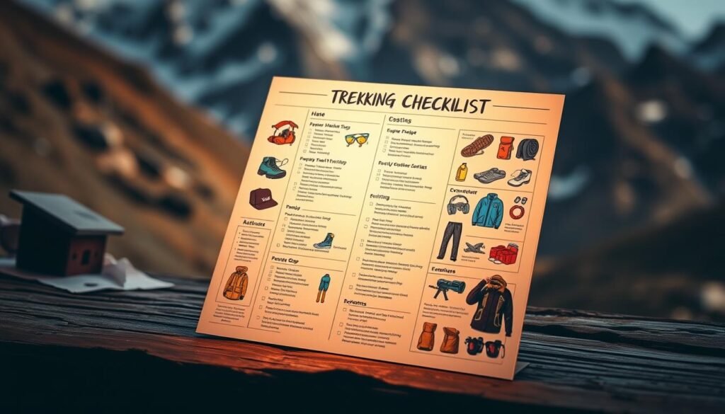trekking checklist